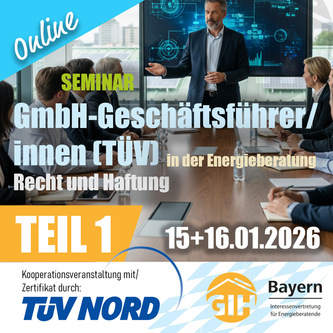 GmbH Geschäftsführer Energieberatung